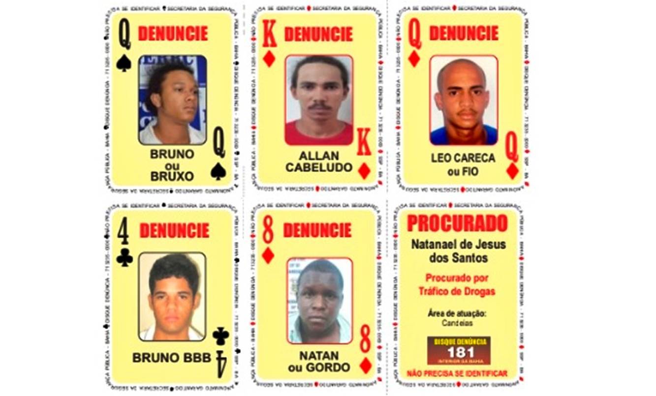 CARTAS NA MESA Veja Os Rostos E Nomes Dos Novos Criminosos Mais