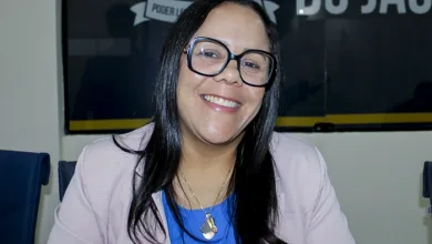 Vereadora durante a 109ª Sessão Ordinária da Câmara de Conceição do Jacuípe,