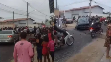 Mulher morre após ser atropelada com os filhos por adolescente na Bahia — Foto: Reprodução/TV Santa Cruz