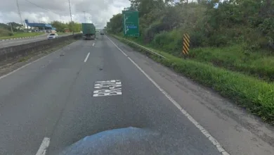 O acidente aconteceu no km 606 sentido Feira de Santana. Foto: Reprodução/ Google Maps