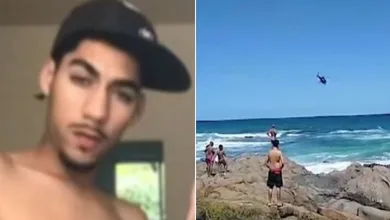 Corpo de jovem que se afogou após banho de mar em praia é encontrado