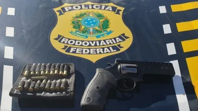 PRF prende homem por porte ilegal de arma de fogo e munições