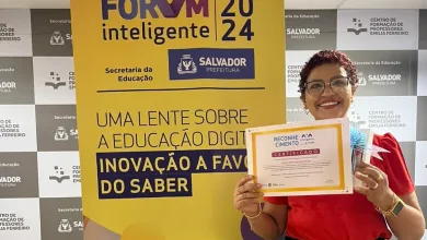 Professora Ameliense Thaís Góis ganha primeiro lugar no destaque da Educação Digital e Inovação na SMED- Foto: Divulgação