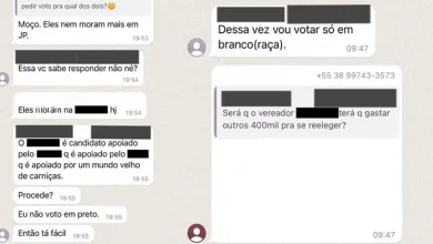 Conversas em grupo de WhatApp anexada à investigação — Foto: Divulgação