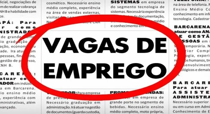 OPORTUNIDADE: Empresa disponibiliza vaga de emprego em Amélia Rodrigues; confira- Foto; Reprodução/ Internet