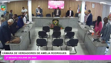 Assista a 2ª Sessão Solene da Câmara Municipal de Amélia Rodrigues em homenagem ao mês da mulher- Foto: Reprodução/ Vídeo