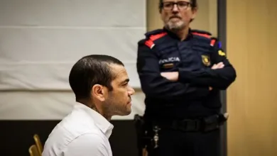 Daniel Alves pode sair da prisão nesta terça-feira dependendo do resultado do julgamento do seu pedido de liberdade — Foto: Getty Images