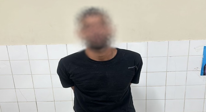 Homem é preso suspeito de roubo em Conceição do Jacuípe- Foto: Reprodução/PM