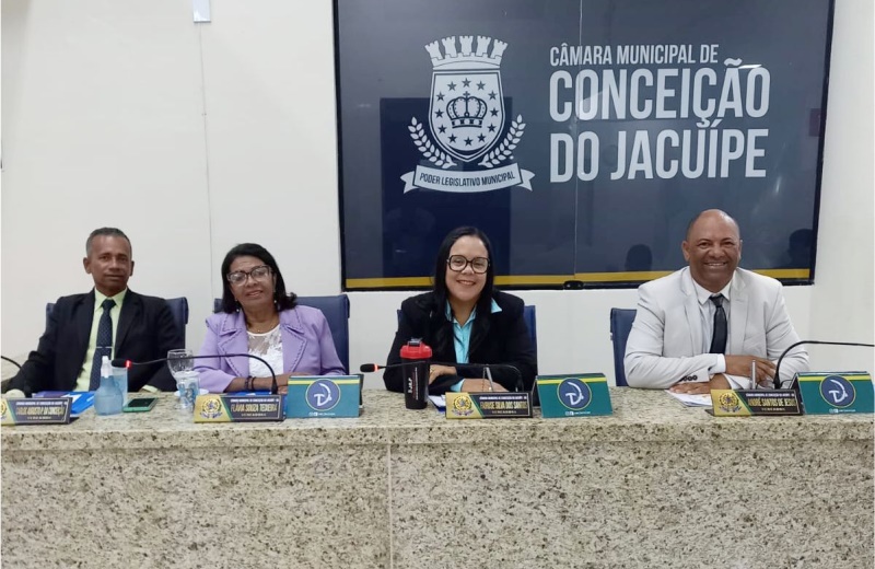 Confira o resumo do que foi discutido e votado na 133ª Sessão Ordinária da Câmara Municipal de Conceição do Jacuípe- Foto: Reprodução/ Ascom cmc