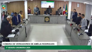 AO VIVO: Assista a 7ª Sessão Ordinária da Câmara Municipal de Amélia Rodrigues- Foto: Reprodução/ Vídeo