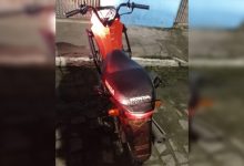Polícia Militar de Coração de Maria recupera moto furtada no centro da cidade- Foro: Reprodução/PM