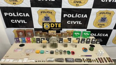 Operação nacional apreende mais de sete quilos de drogas em Feira de Santana - Foto: Divulgação/PC