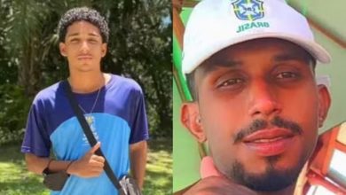 Vinícius Santos Lima, de 18 anos (à esquerda), e Andrei Conceição Correia, de 26 anos (à direita) foram encontrados esquartejados — Foto: Reprodução/Redes Sociais