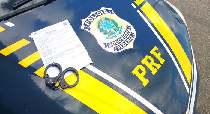 PRF cumpre mandado de prisão contra marceneiro por crime de importunação sexual - Foto: Divulgação/PRF