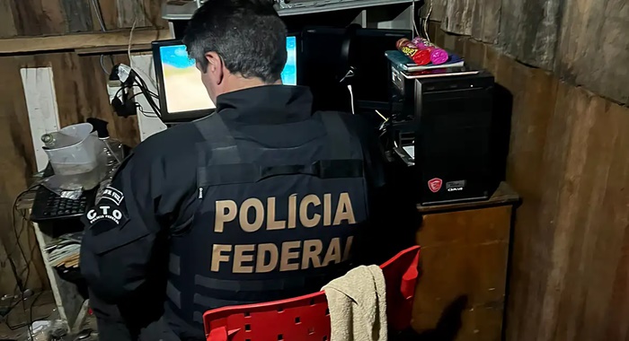 PF localiza bandido que compartilhava conteúdos de abuso sexual infantil- Foto: Polícia Federal/Ilustrativa