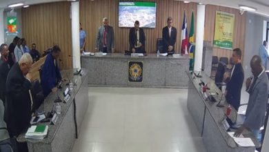 12ª Sessão Ordinária da Câmara Municipal de Amélia Rodrigues - Foto: Reprodução/Vídeo
